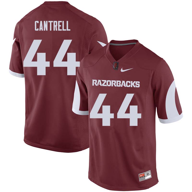 Men #44 Austin Cantrell Arkansas Razorback College Football Jerseys Sale-Cardinal